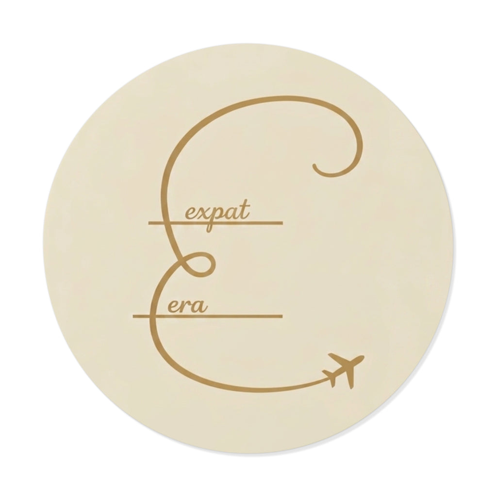 Expat Era Round Vinyl Sticker