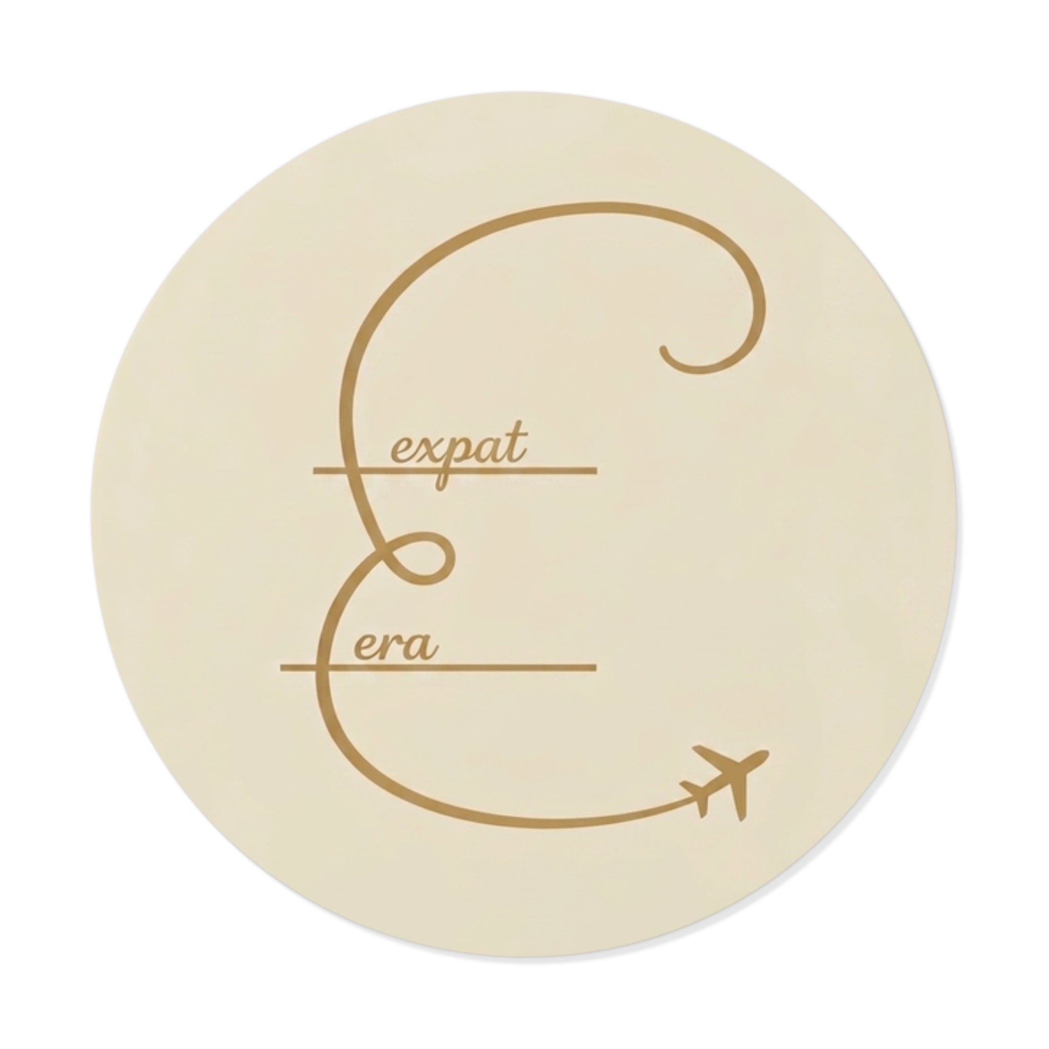 Expat Era Round Vinyl Sticker