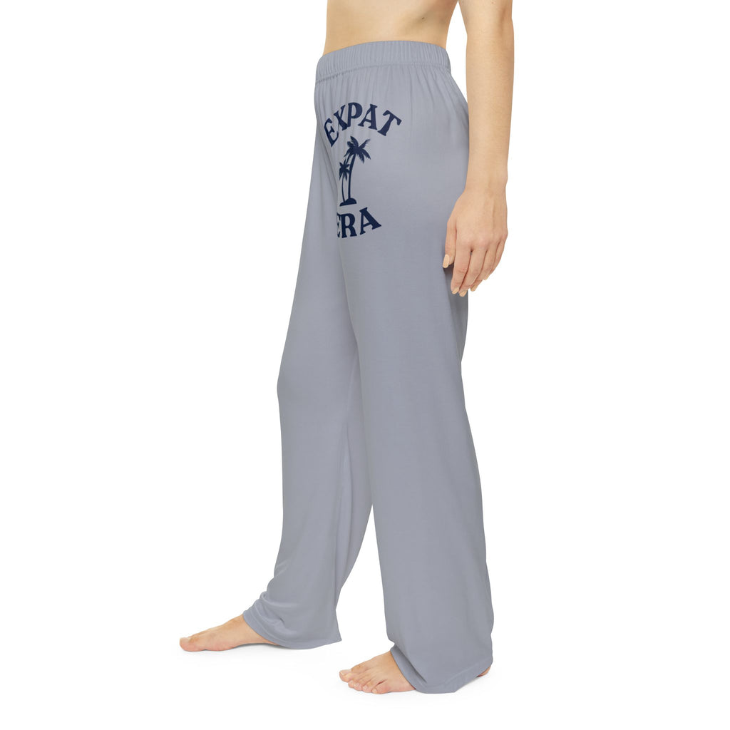 Expat Era Women's Pajama Pants — Relaxed Lounge Sleepwear with Palm Graphic