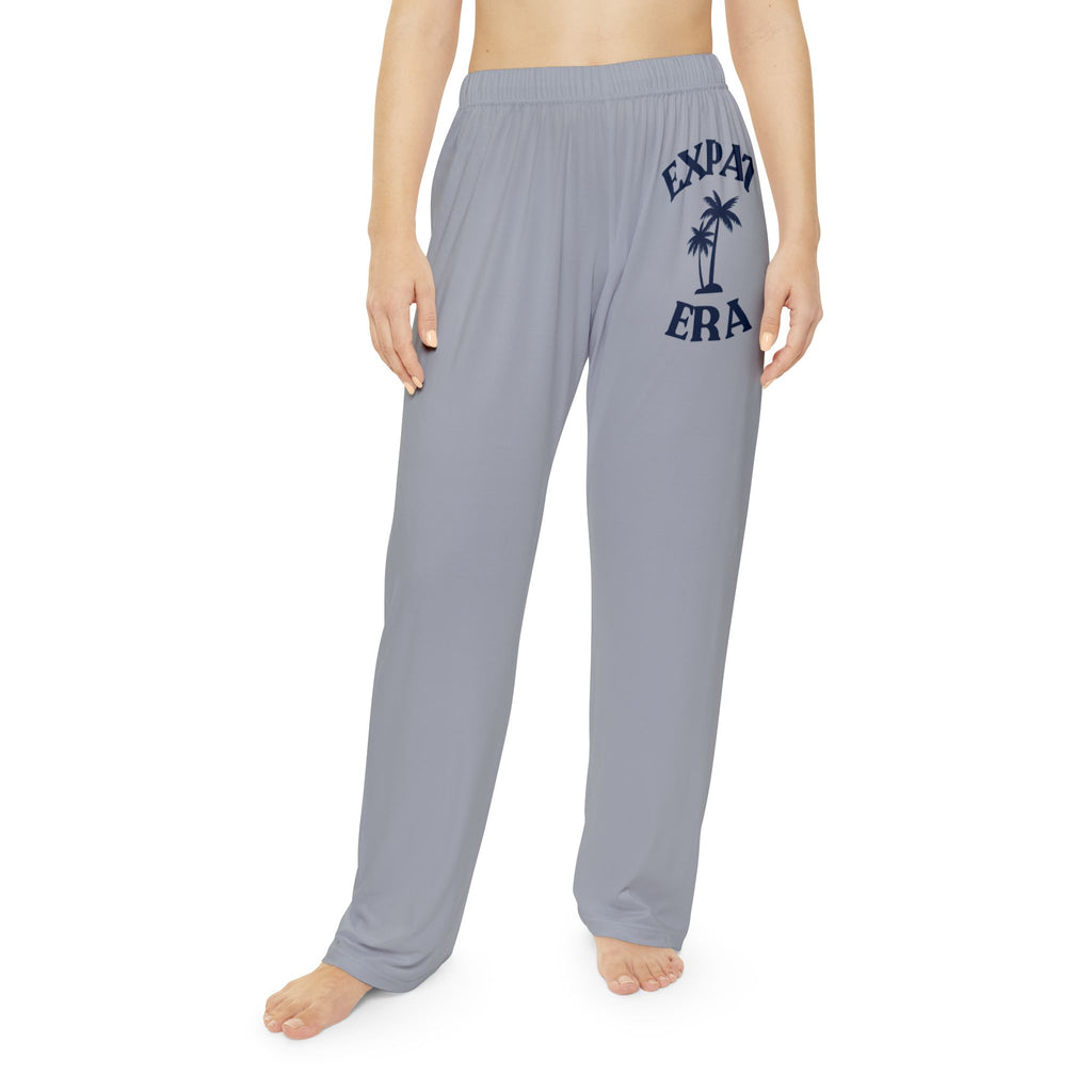 Expat Era Women's Pajama Pants — Relaxed Lounge Sleepwear with Palm Graphic