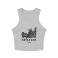Expat Era Women's Ribbed Racer Tank Top