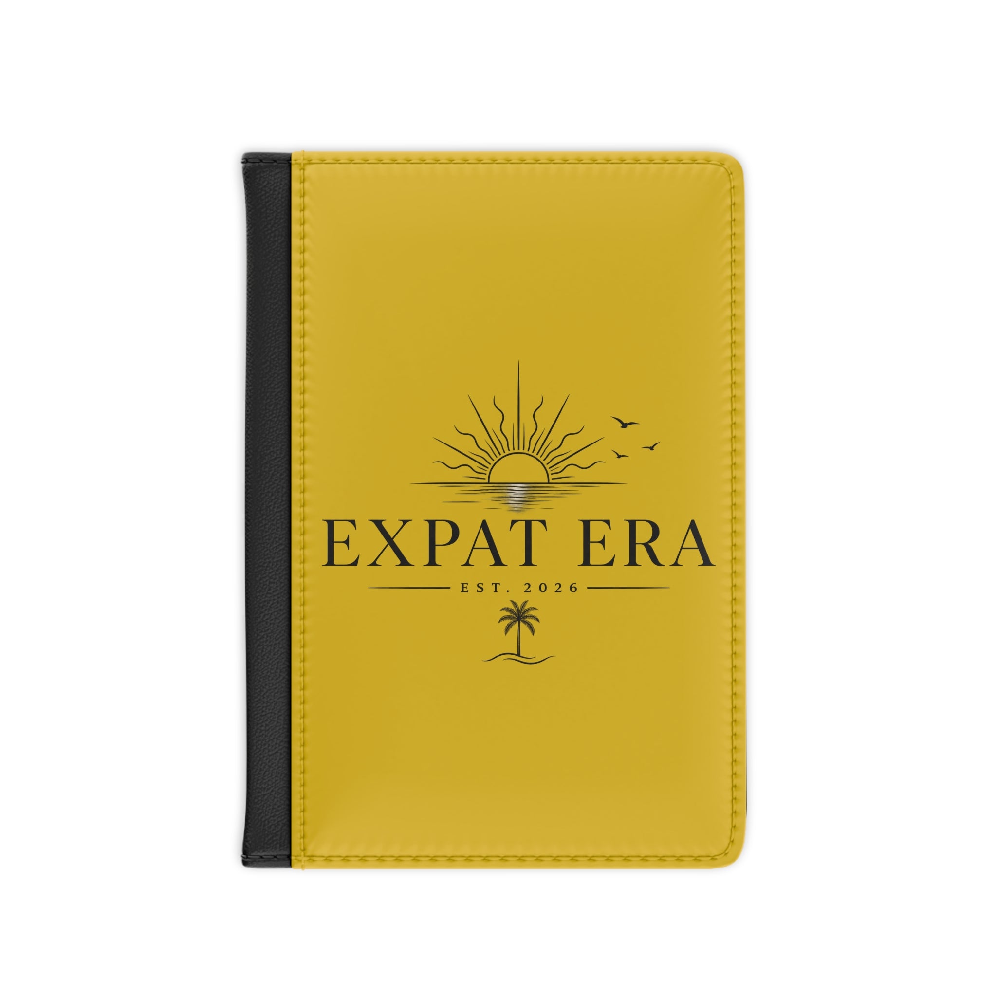 Sunrise 'EXPERA' Travel Passport Cover — Yellow Leatherette