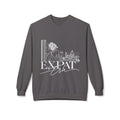 Expat Life Crewneck Sweatshirt — Women's Travel Cityscape Graphic