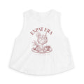 Expat Era Crop Top — Vintage Cocktail Graphic Women's Tank