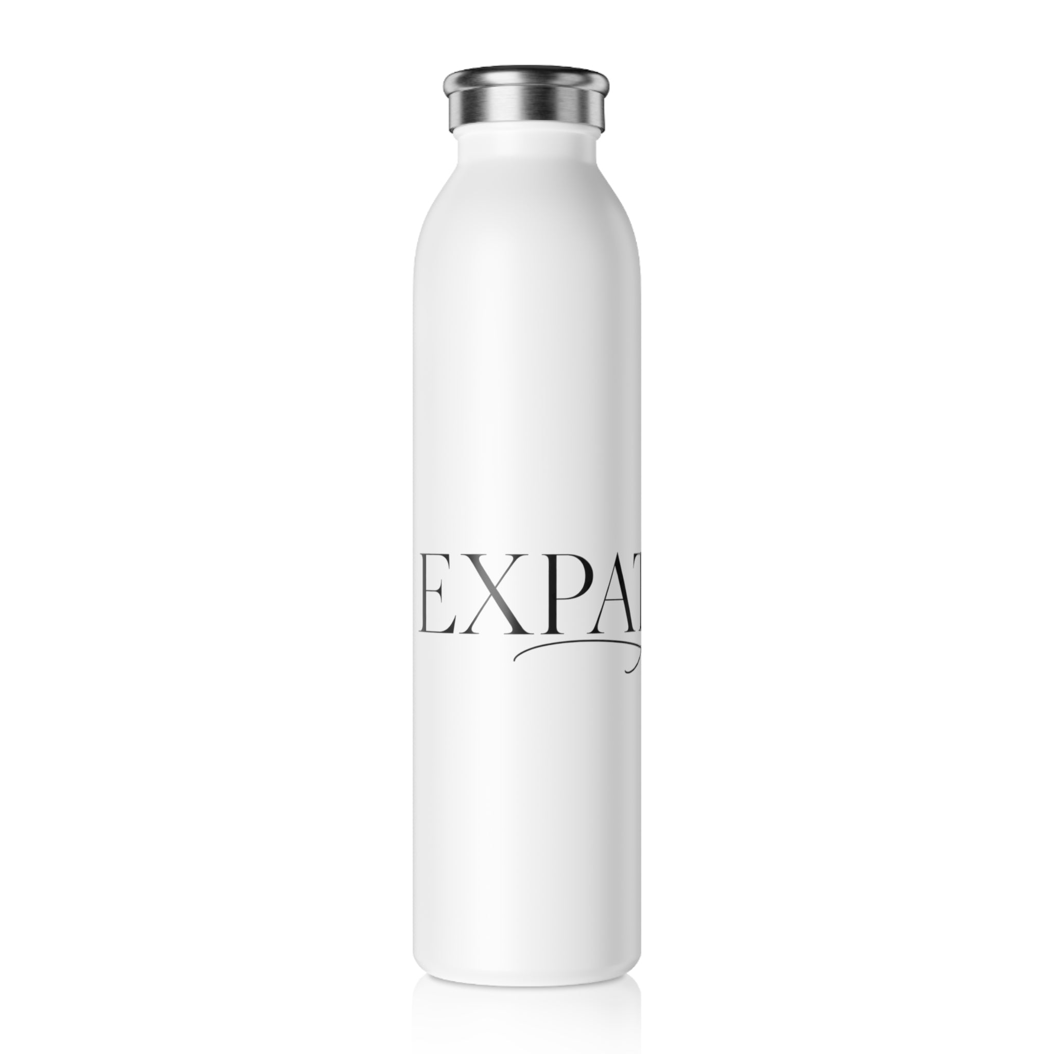 Expat Slim Water Bottle – Elegant Stainless Steel Travel Bottle