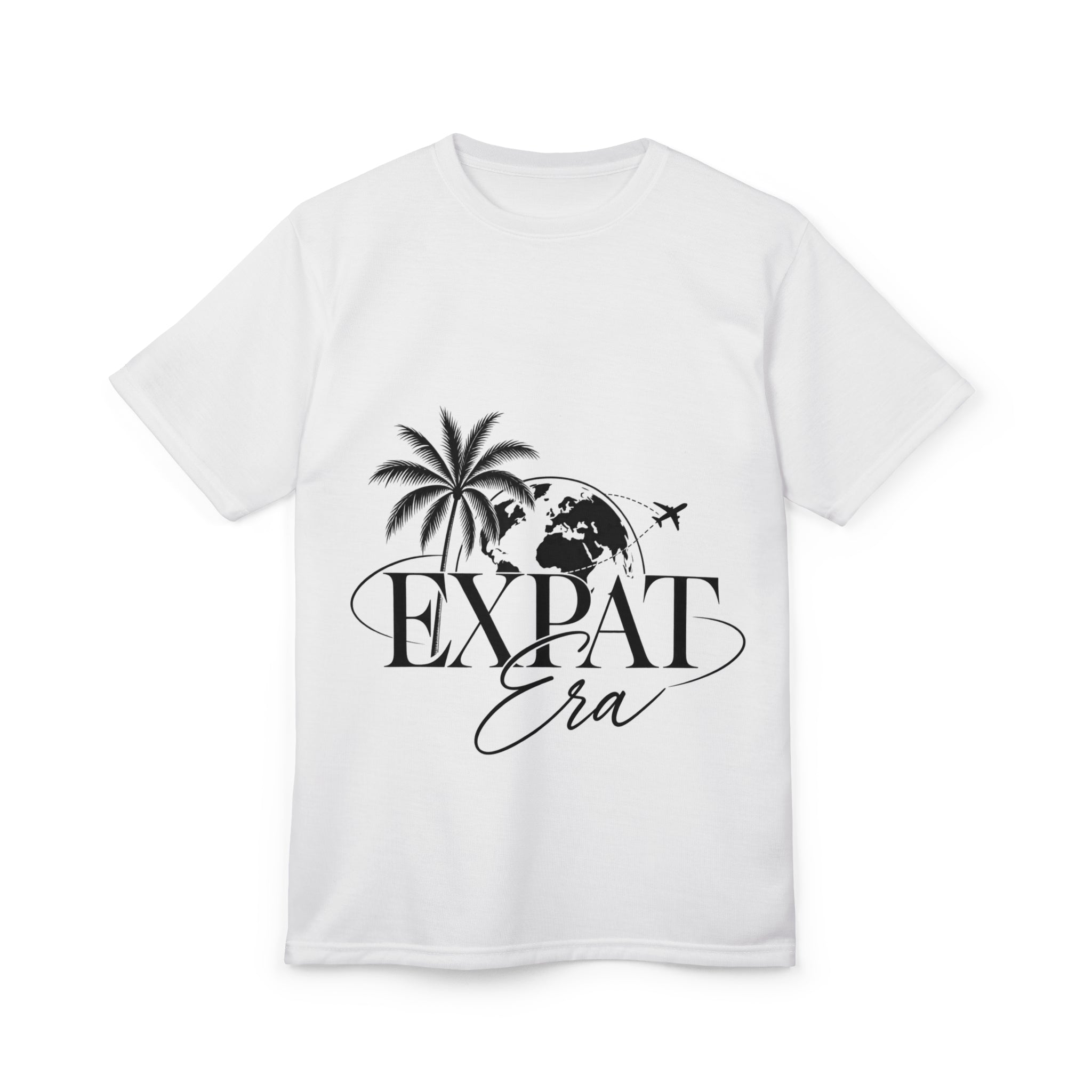 Expat Era Tee — Travel-Inspired Palm Tree & Globe T‑Shirt